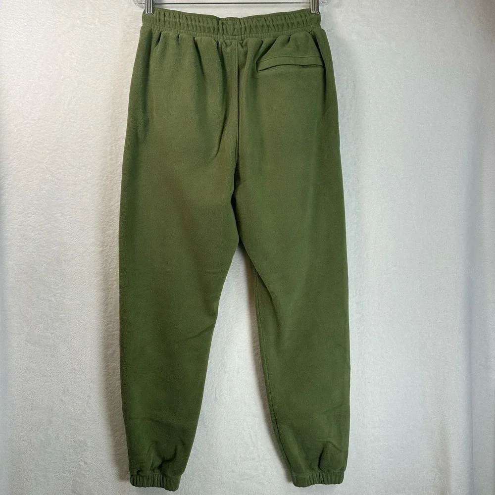 Jordan Essentials Mens Polar Fleece Joggers Olive Green Jumpman Flight Pants M